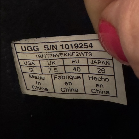 UGG Shala Genuine Calf Hair Wedge Boots Women's Size 9 - Picture 8 of 14